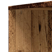 Thumbnail for Badschrank Schmal mit Rollen Altholz-Optik Holzwerkstoff