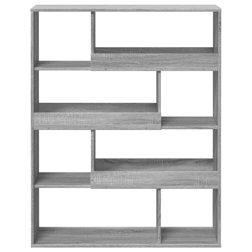 Bücherregal Grau Sonoma 100x33x125,5 cm Holzwerkstoff