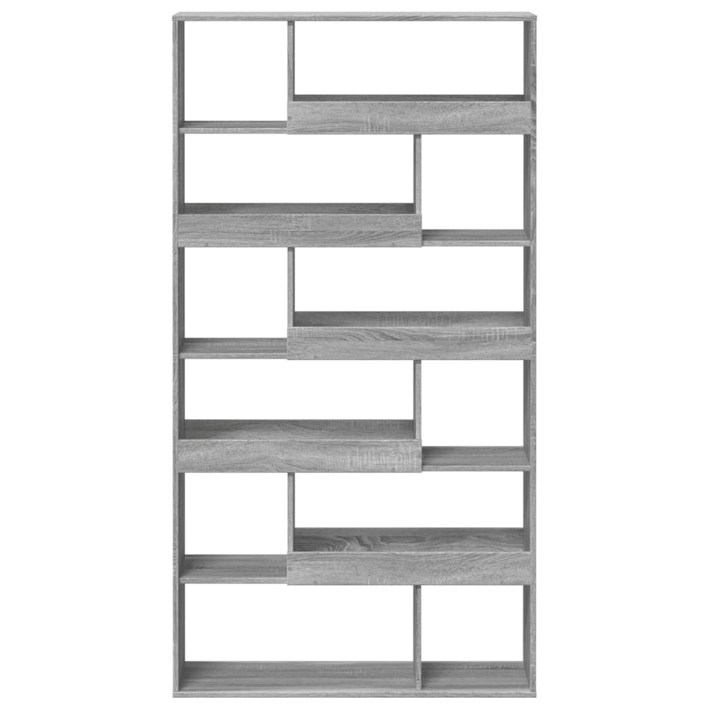 Bücherregal Grau Sonoma 100x33x187,5 cm Holzwerkstoff