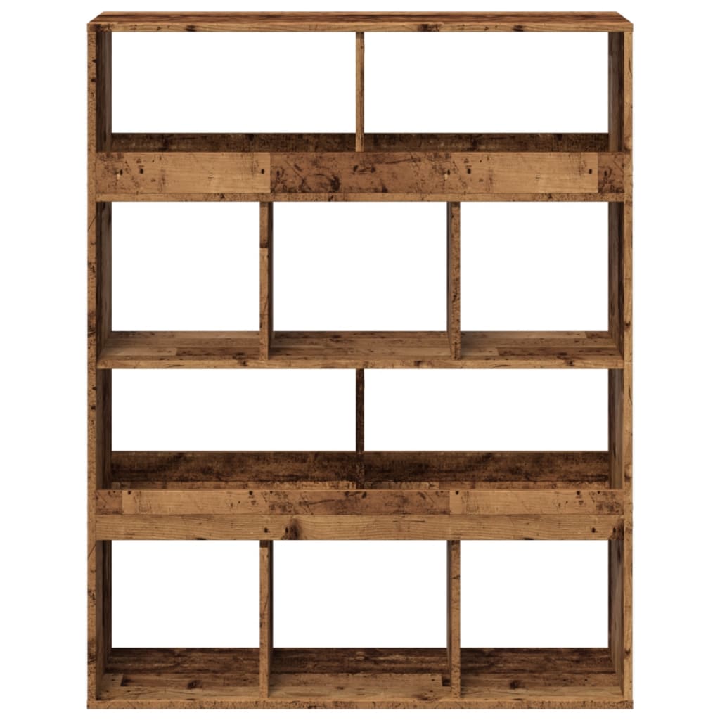 Bücherregal Altholz-Optik 100x33x125,5 cm Holzwerkstoff