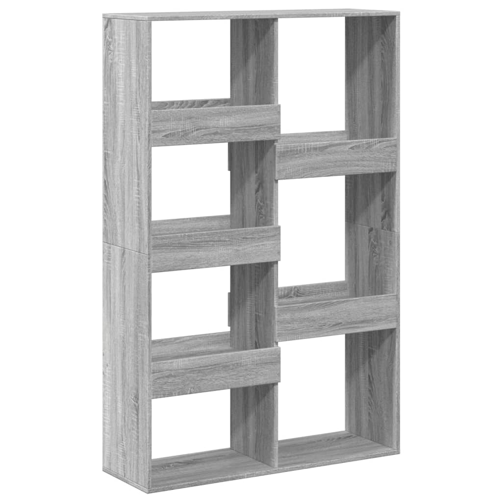 Bücherregal Grau Sonoma 100x33x155,5 cm Holzwerkstoff