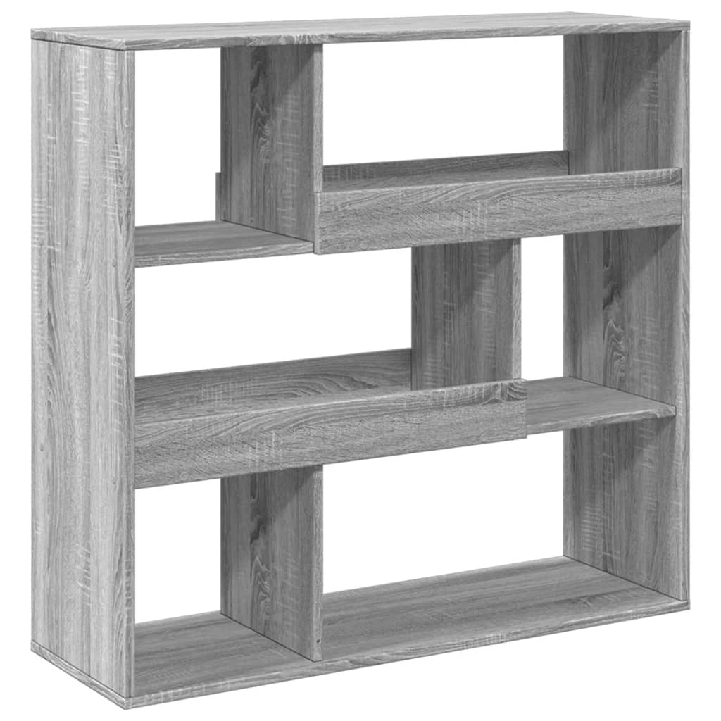 Raumteiler Grau Sonoma 100x33x94,5 cm Holzwerkstoff