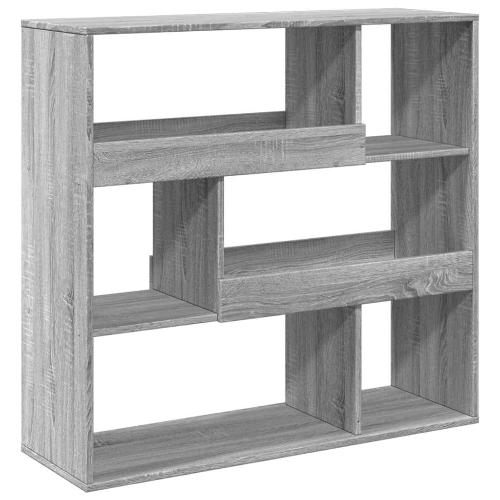 Raumteiler Grau Sonoma 100x33x94,5 cm Holzwerkstoff