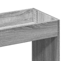 Thumbnail for Highboard Grau Sonoma 92x33x140 cm Holzwerkstoff