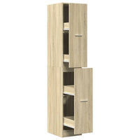 Thumbnail for Apothekerschrank Sonoma-Eiche 30x41x174,5 cm Holzwerkstoff