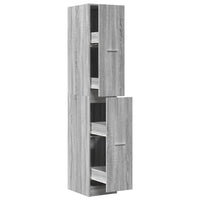 Thumbnail for Apothekerschrank Grau Sonoma 30x41x174,5 cm Holzwerkstoff