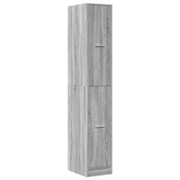 Thumbnail for Apothekerschrank Grau Sonoma 30x41x174,5 cm Holzwerkstoff
