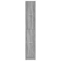 Thumbnail for Apothekerschrank Grau Sonoma 30x41x174,5 cm Holzwerkstoff