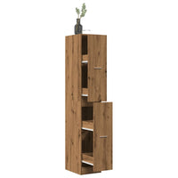 Thumbnail for Apothekerschrank Artisan-Eiche 30x41x174,5 cm Holzwerkstoff