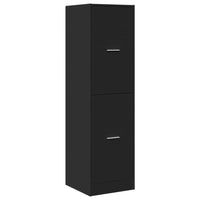 Thumbnail for Apothekerschrank Schwarz 40x41x144,5 cm Holzwerkstoff