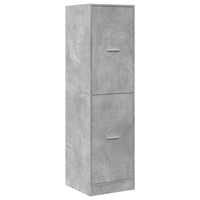 Thumbnail for Apothekerschrank Betongrau 40x41x144,5 cm Holzwerkstoff