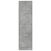 Thumbnail for Apothekerschrank Betongrau 40x41x144,5 cm Holzwerkstoff