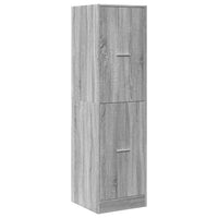 Thumbnail for Apothekerschrank Grau Sonoma 40x41x144,5 cm Holzwerkstoff
