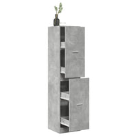 Thumbnail for Apothekerschrank Betongrau 40x41x174,5 cm Holzwerkstoff