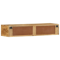 Thumbnail for TV-Wandschrank 100x30x19 cm Raues Mangoholz