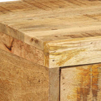 Thumbnail for TV-Wandschrank 100x30x19 cm Raues Mangoholz