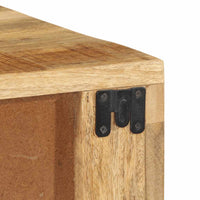 Thumbnail for TV-Wandschrank 100x30x19 cm Raues Mangoholz