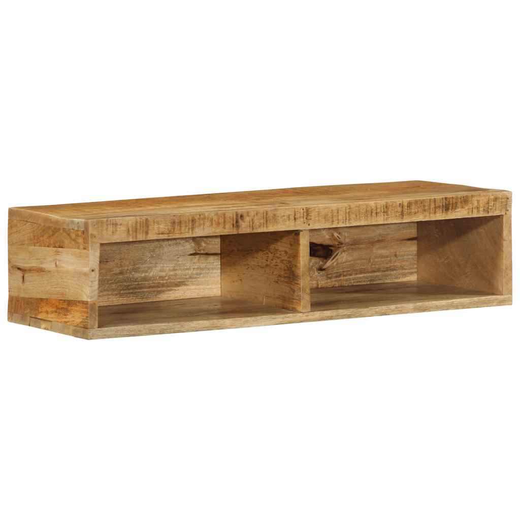 TV-Wandschrank 80x30x19 cm Raues Mangoholz