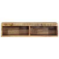 Thumbnail for TV-Wandschrank 80x30x19 cm Raues Mangoholz