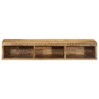 Thumbnail for TV-Wandschrank 100x30x19 cm Raues Mangoholz