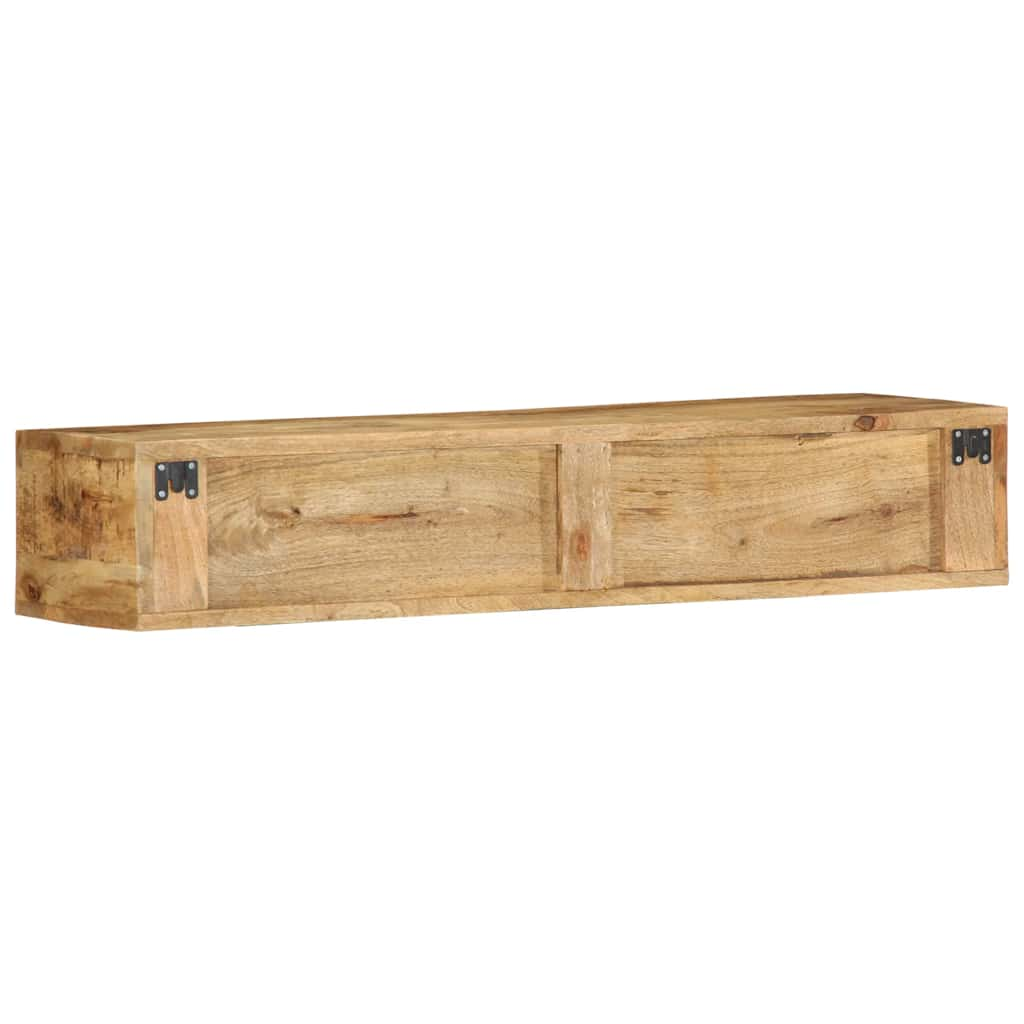 TV-Wandschrank 100x30x19 cm Raues Mangoholz