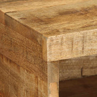 Thumbnail for TV-Wandschrank 100x30x19 cm Raues Mangoholz