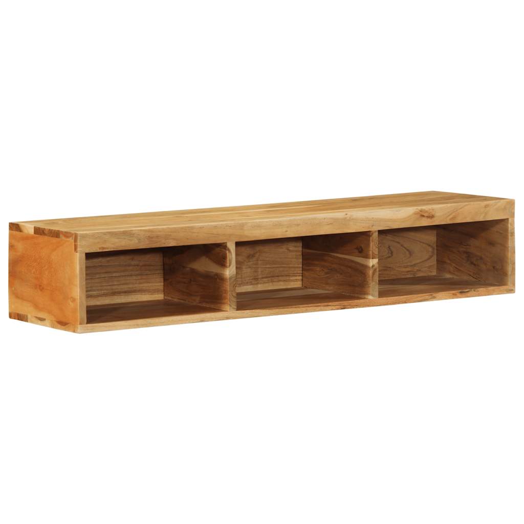 TV-Wandschrank 100x30x19 cm Massivholz Akazie