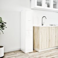 Thumbnail for Apothekerschrank Hochglanz-Weiß 30x41x144,5 cm Holzwerkstoff