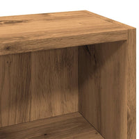 Thumbnail for CD-Regale 2 Stk. Artisan-Eiche 21x16x93,5 cm Holzwerkstoff
