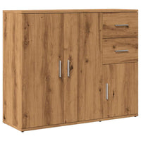 Thumbnail for Sideboard Artisan-Eiche 91x29,5x75 cm Holzwerkstoff
