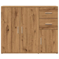 Thumbnail for Sideboard Artisan-Eiche 91x29,5x75 cm Holzwerkstoff
