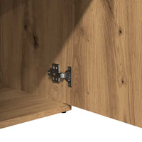 Thumbnail for Sideboard Artisan-Eiche 91x29,5x75 cm Holzwerkstoff