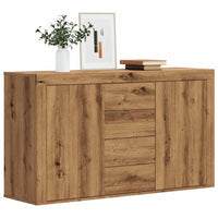 Thumbnail for Sideboard Artisan-Eiche 120x36x69 cm Holzwerkstoff