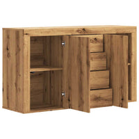 Thumbnail for Sideboard Artisan-Eiche 120x36x69 cm Holzwerkstoff