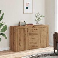 Thumbnail for Sideboard Artisan-Eiche 120x36x69 cm Holzwerkstoff
