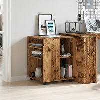 Thumbnail for Rollschrank Altholz-Optik 60x53x72 cm Holzwerkstoff