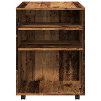Thumbnail for Rollschrank Altholz-Optik 60x53x72 cm Holzwerkstoff