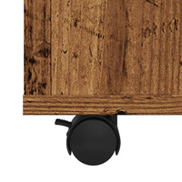 Thumbnail for Rollschrank Altholz-Optik 60x53x72 cm Holzwerkstoff