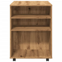 Thumbnail for Rollschrank Artisan-Eiche 60x53x72 cm Holzwerkstoff