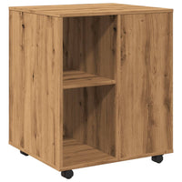 Thumbnail for Rollschrank Artisan-Eiche 60x53x72 cm Holzwerkstoff