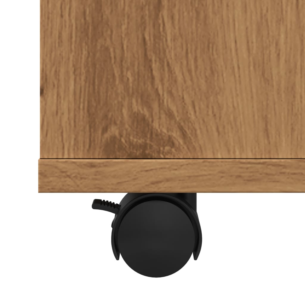 Rollschrank Artisan-Eiche 60x53x72 cm Holzwerkstoff