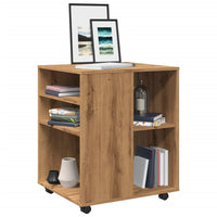 Thumbnail for Rollschrank Artisan-Eiche 60x53x72 cm Holzwerkstoff