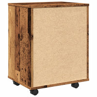 Thumbnail for Rollcontainer Altholz-Optik 46x36x59 cm Holzwerkstoff