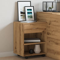 Thumbnail for Rollcontainer Artisan-Eiche 46x36x59 cm Holzwerkstoff