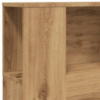 Thumbnail for Kopfteil mit Ablagen Artisan-Eiche 100x19x104,5cm Holzwerkstoff
