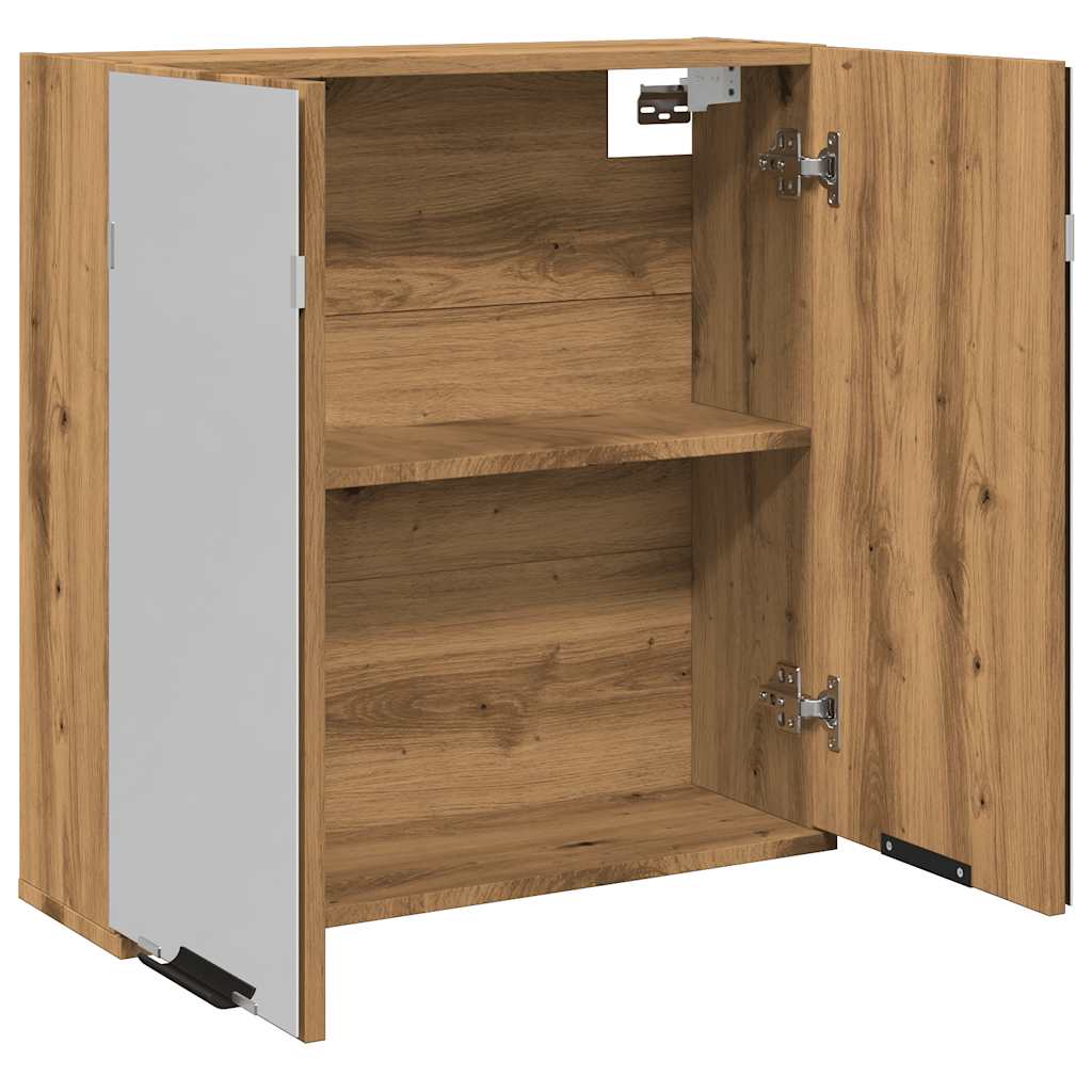 Bad-Spiegelschrank Artisan-Eiche 64x20x66,5 cm Holzwerkstoff