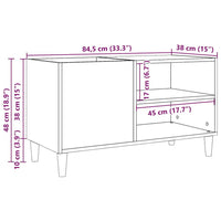 Thumbnail for Plattenschrank Altholz-Optik 84,5x38x48 cm Holzwerkstoff