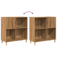 Thumbnail for Plattenschrank Artisan-Eiche 84,5x38x89 cm Holzwerkstoff