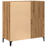 Thumbnail for Plattenschrank Artisan-Eiche 84,5x38x89 cm Holzwerkstoff
