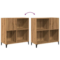 Thumbnail for Plattenschrank Artisan-Eiche 84,5x38x89 cm Holzwerkstoff